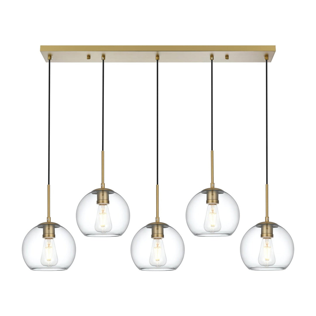 Baxter Pendant in Satin Gold by Living District