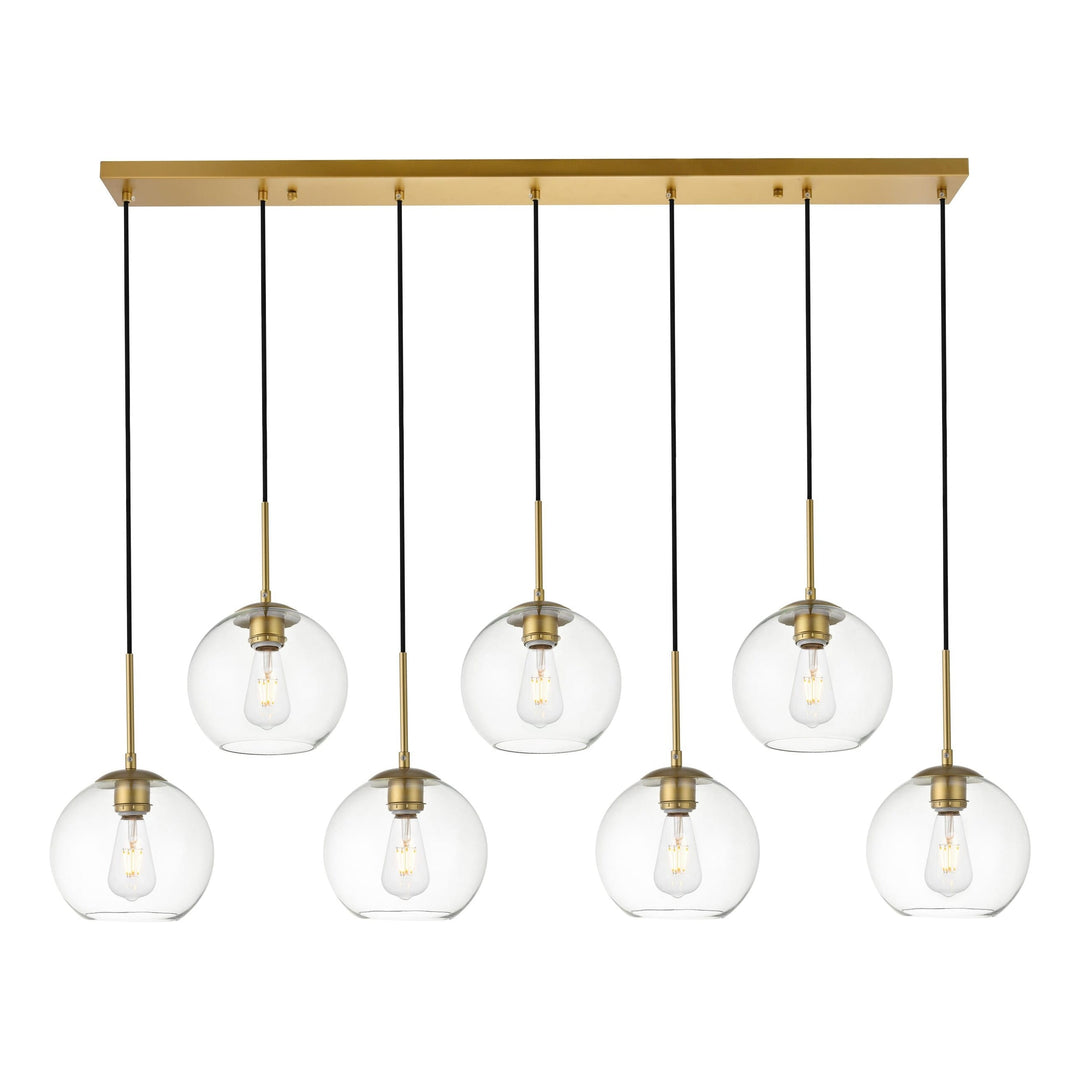 Baxter Pendant in Brass by Living District