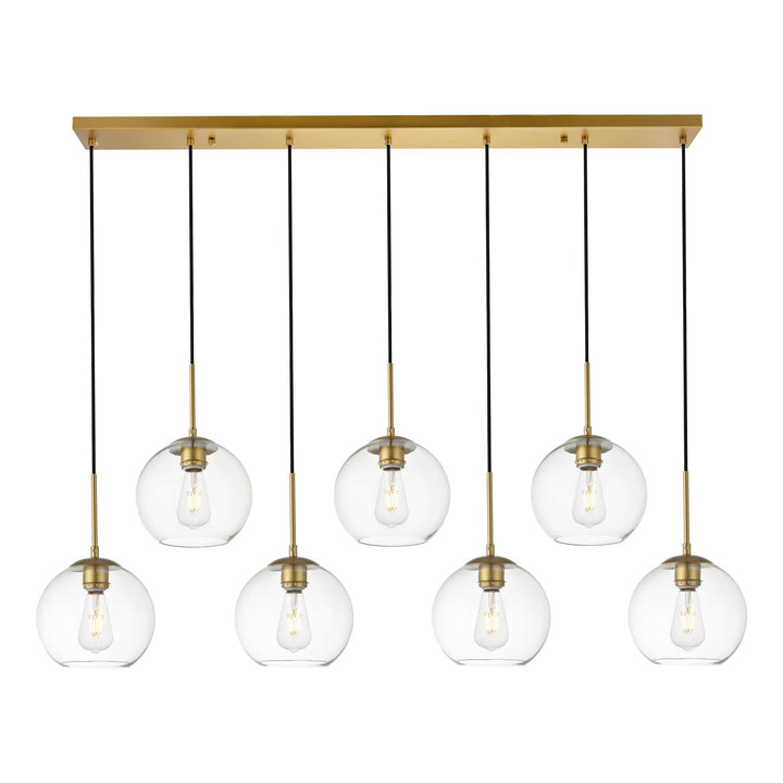 Baxter Pendant in Brass by Living District