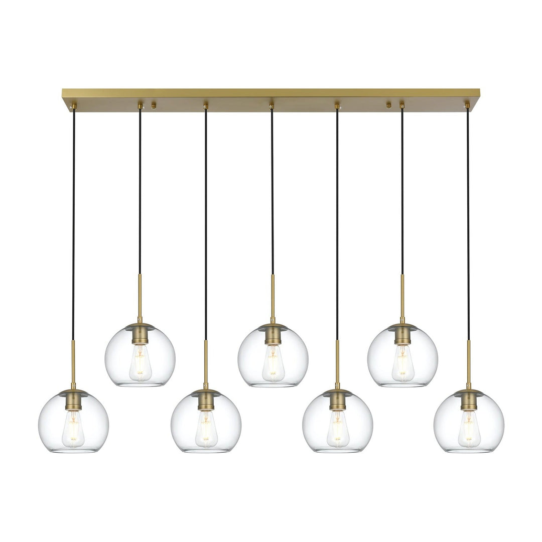 Baxter Pendant in Satin Gold by Living District