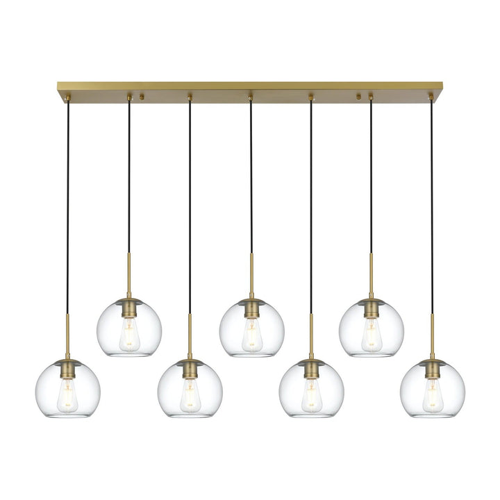 Baxter Pendant in Satin Gold by Living District