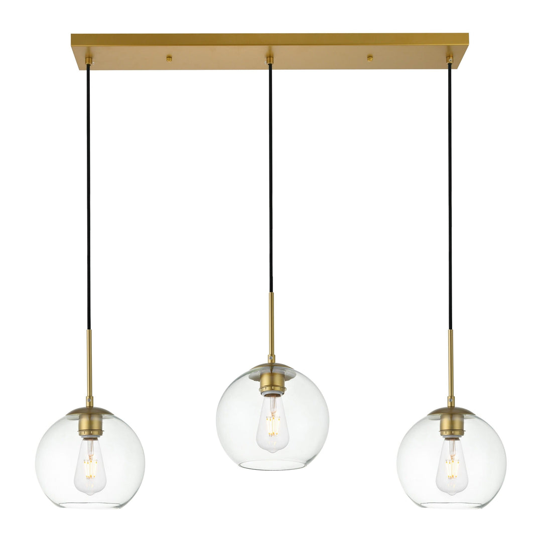 Baxter Pendant in Brass by Living District