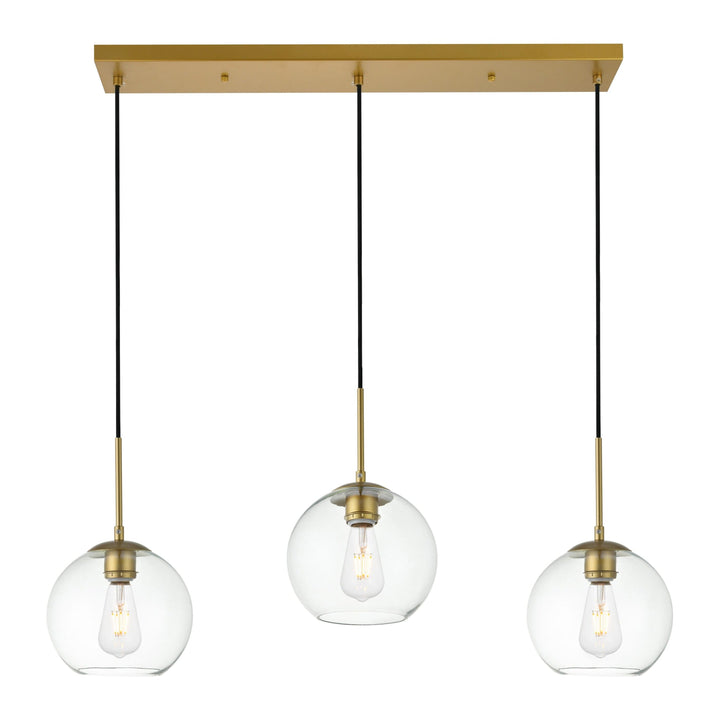 Baxter Pendant in Brass by Living District
