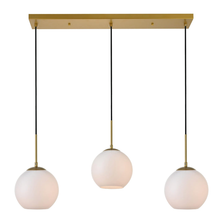 Baxter Pendant in Brass by Living District