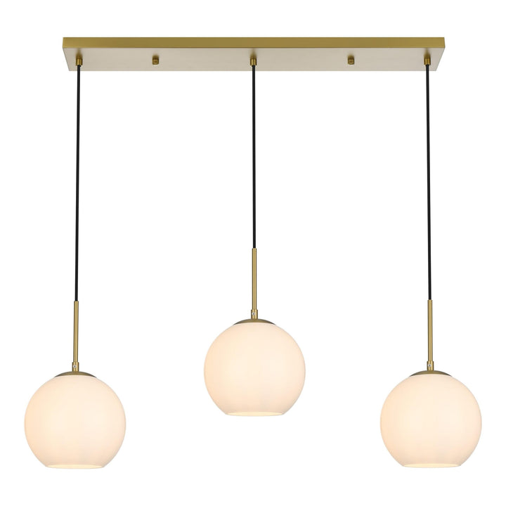 Baxter Pendant in Satin Gold by Living District
