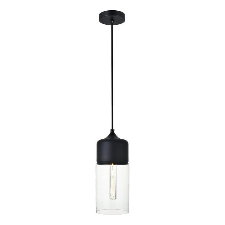 Ashwell Pendant in Black by Living District