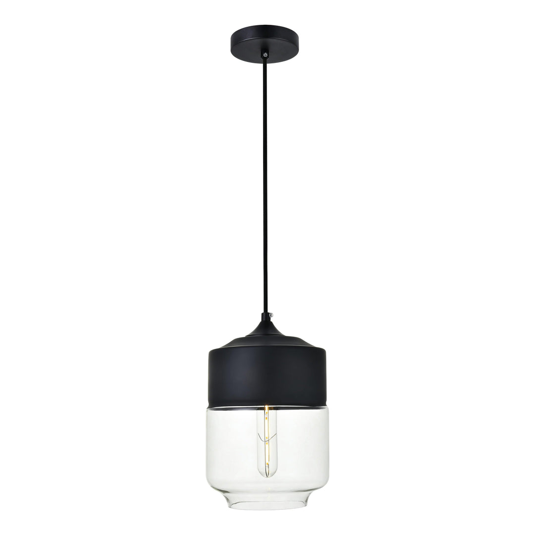 Ashwell Pendant in Black by Living District