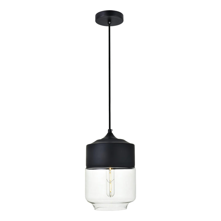 Ashwell Pendant in Black by Living District
