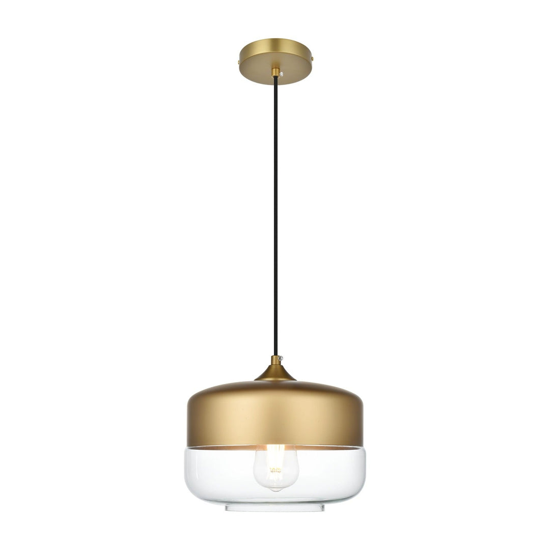 Ashwell Pendant in Satin Gold by Living District