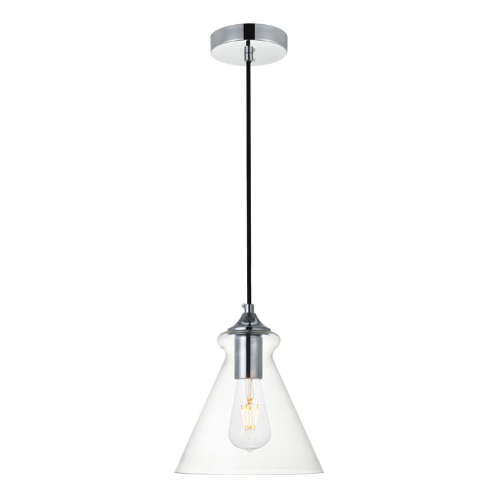 Destry Pendant in Chrome by Living District