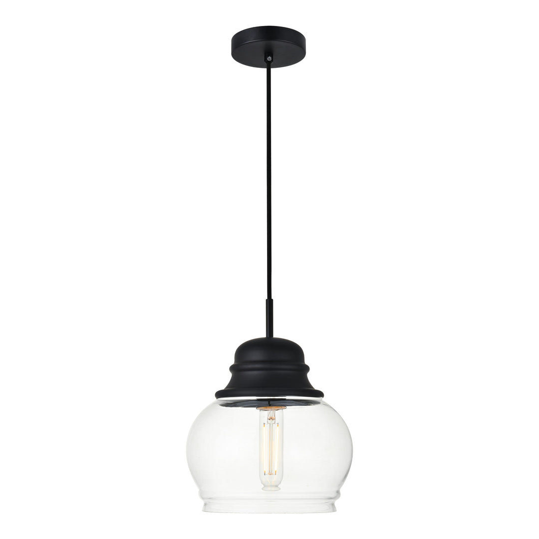 Kenna Pendant in Black by Living District
