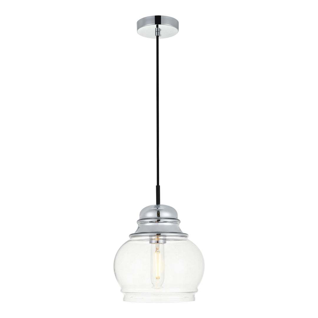 Kenna Pendant in Chrome by Living District