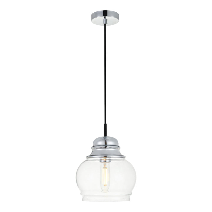 Kenna Pendant in Chrome by Living District