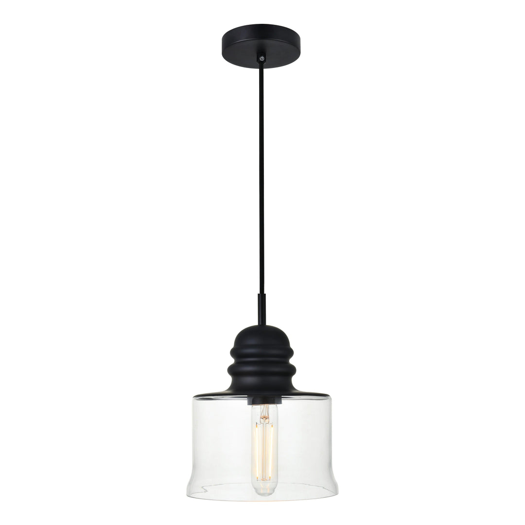 Kenna Pendant in Black by Living District