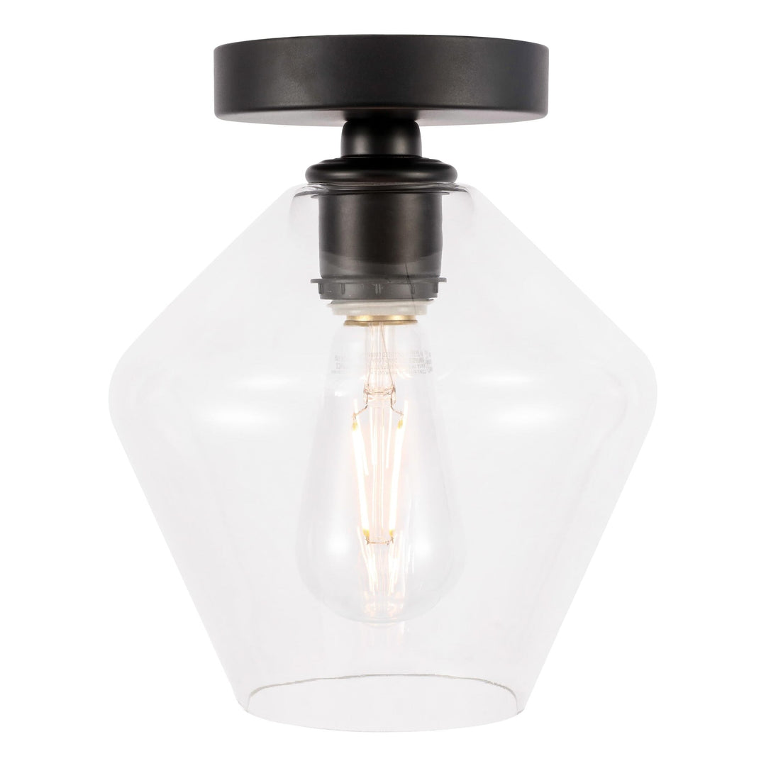 Gene Flush Mount in Black by Living District