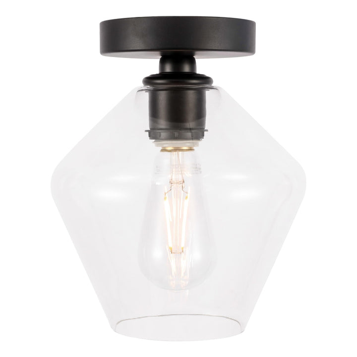 Gene Flush Mount in Black by Living District