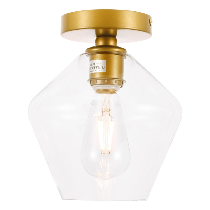 Gene Flush Mount in Brass by Living District