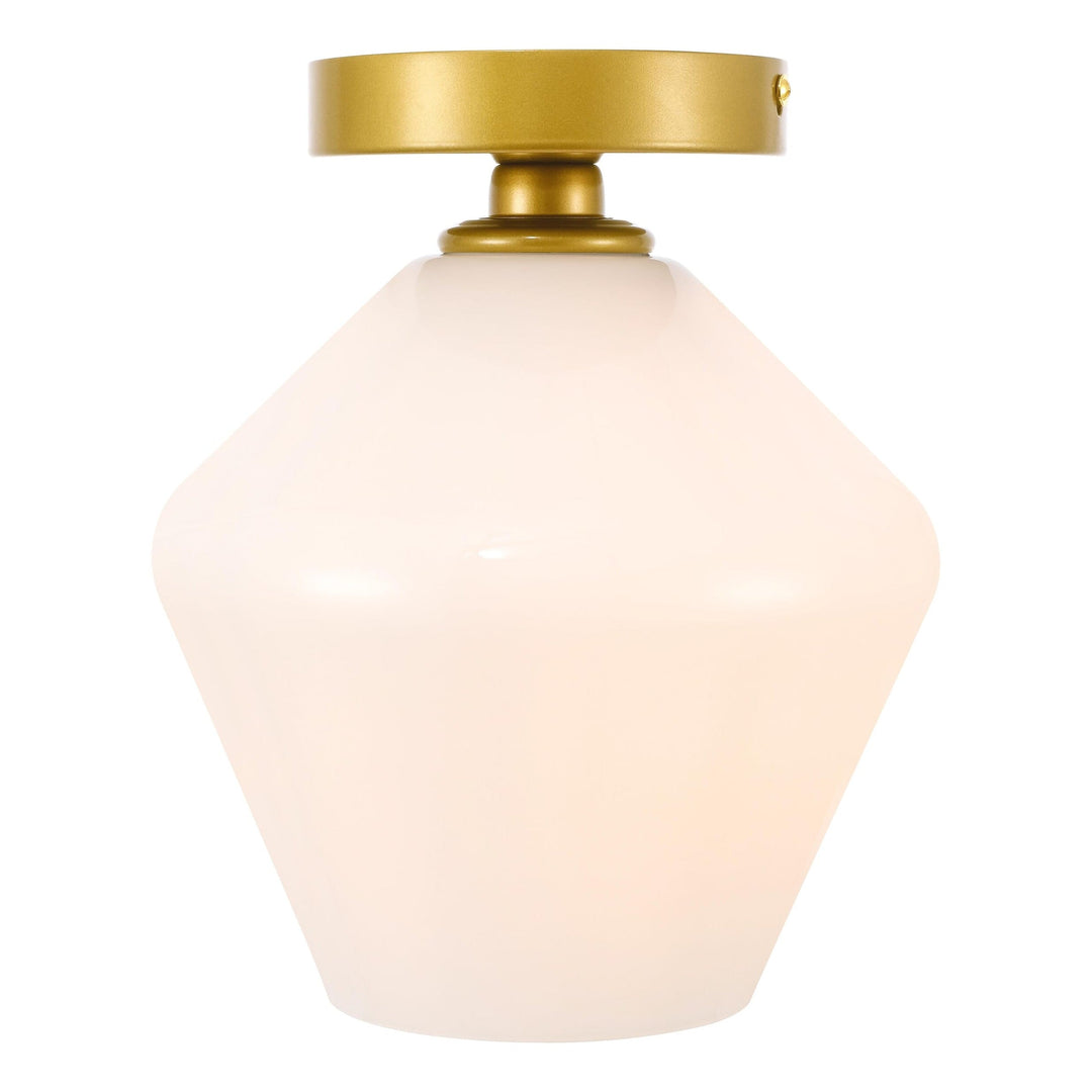 Gene Flush Mount in Brass by Living District