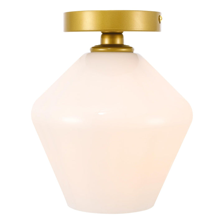 Gene Flush Mount in Brass by Living District