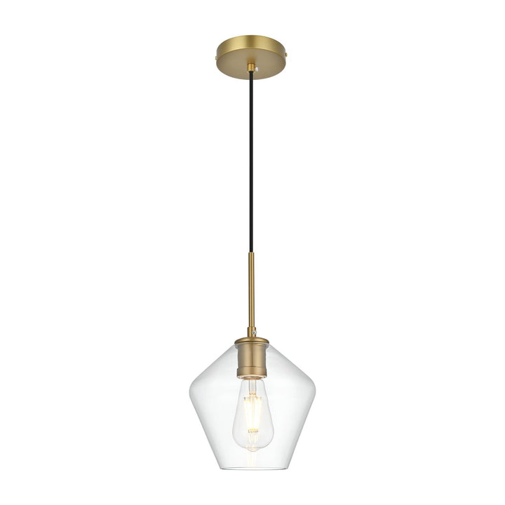 Gene Pendant in Satin Gold by Living District