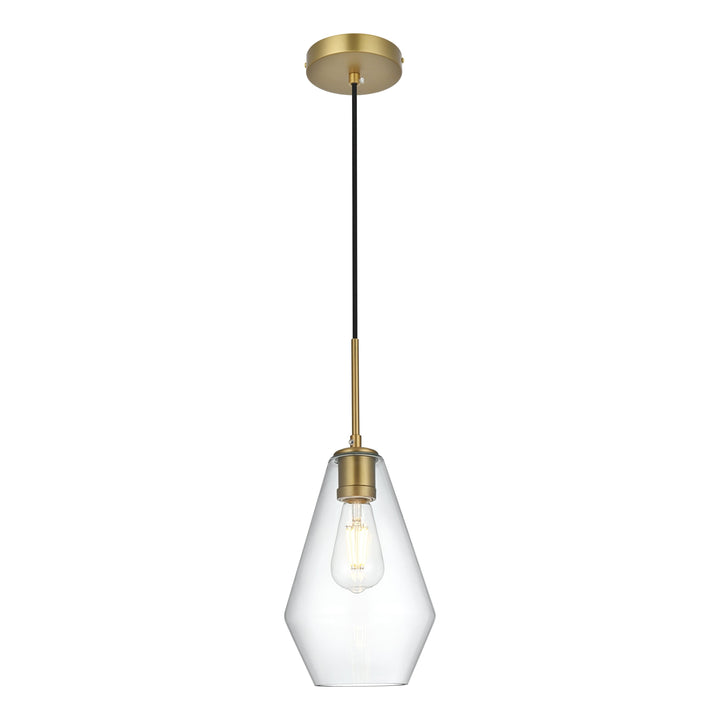 Gene Pendant in Satin Gold by Living District