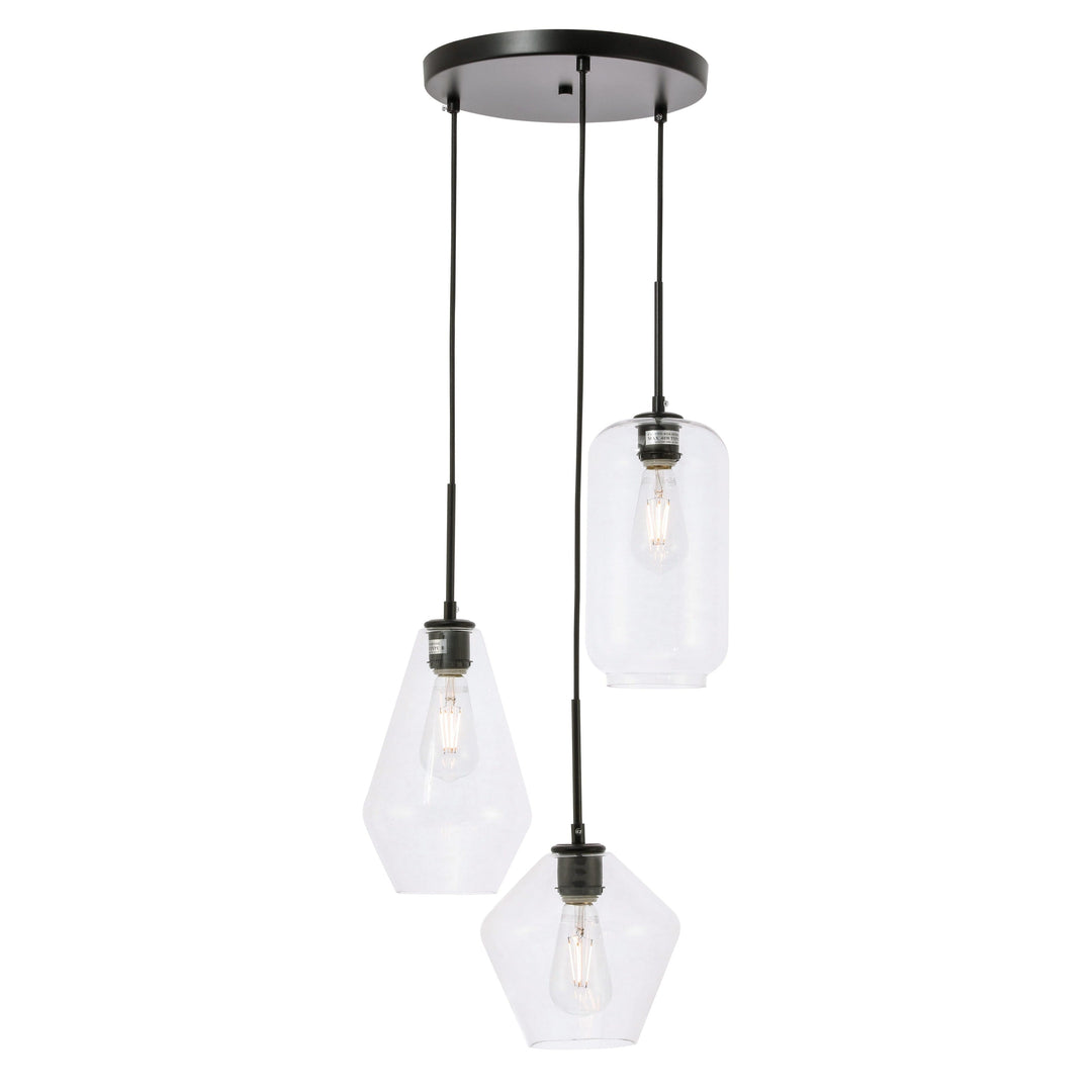 Gene Pendant in Black by Living District