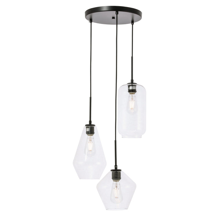 Gene Pendant in Black by Living District