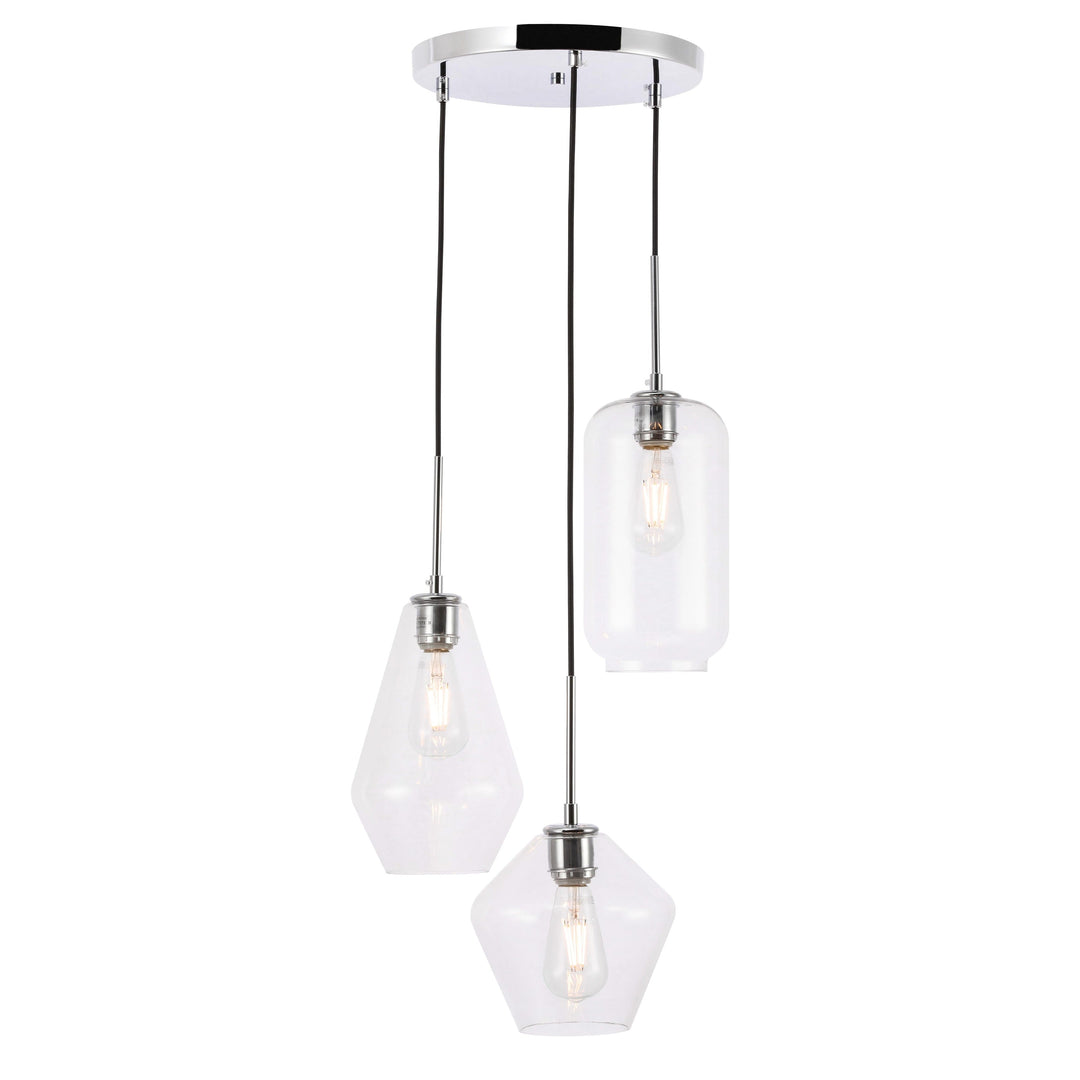 Gene Pendant in Chrome by Living District
