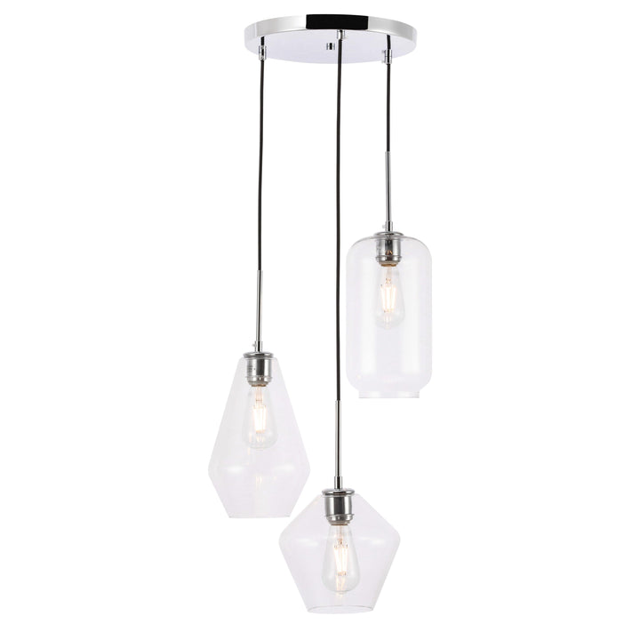 Gene Pendant in Chrome by Living District