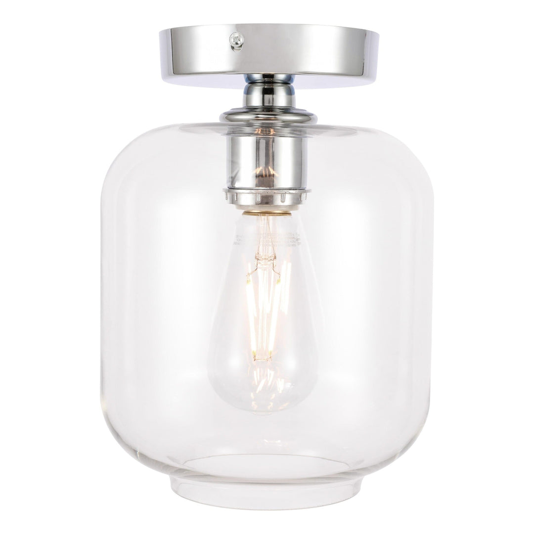 Collier Flush Mount in Chrome by Living District
