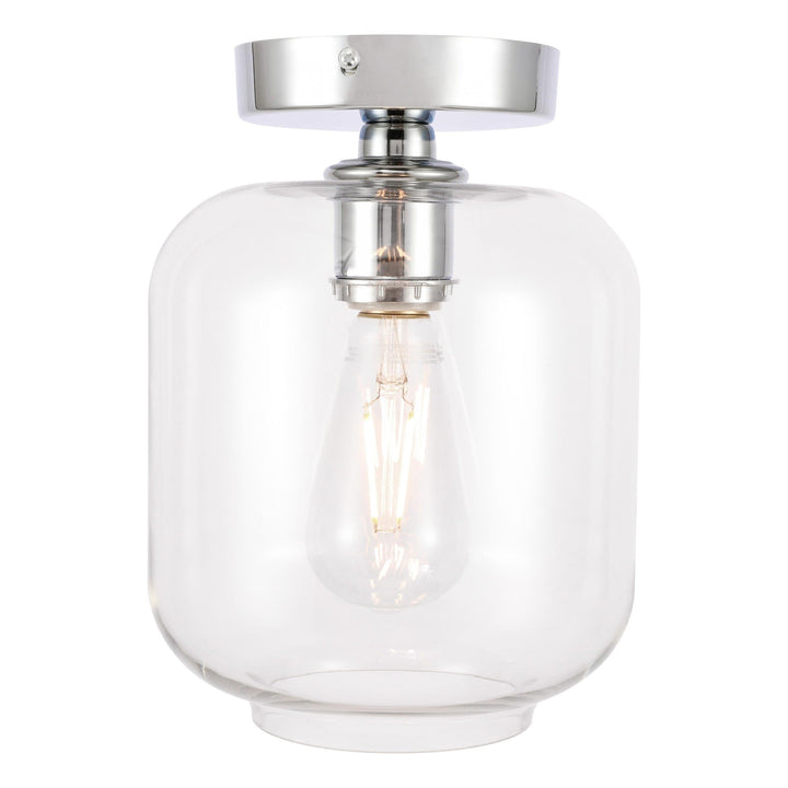 Collier Flush Mount in Chrome by Living District