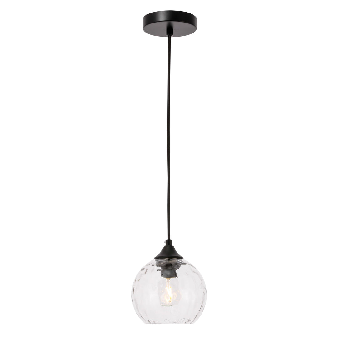 Cashel Pendant in Black by Living District
