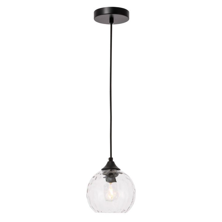 Cashel Pendant in Black by Living District