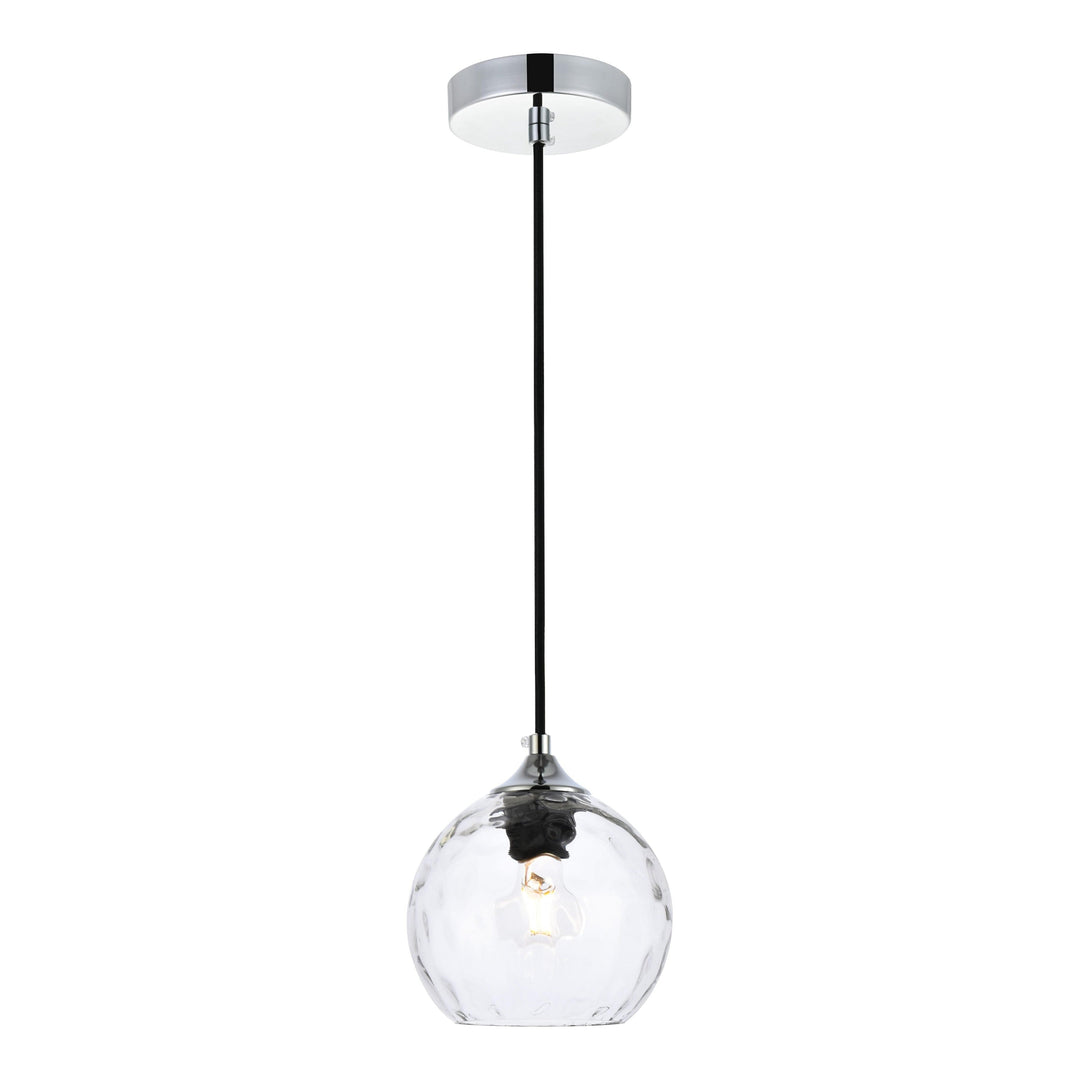 Cashel Pendant in Chrome by Living District