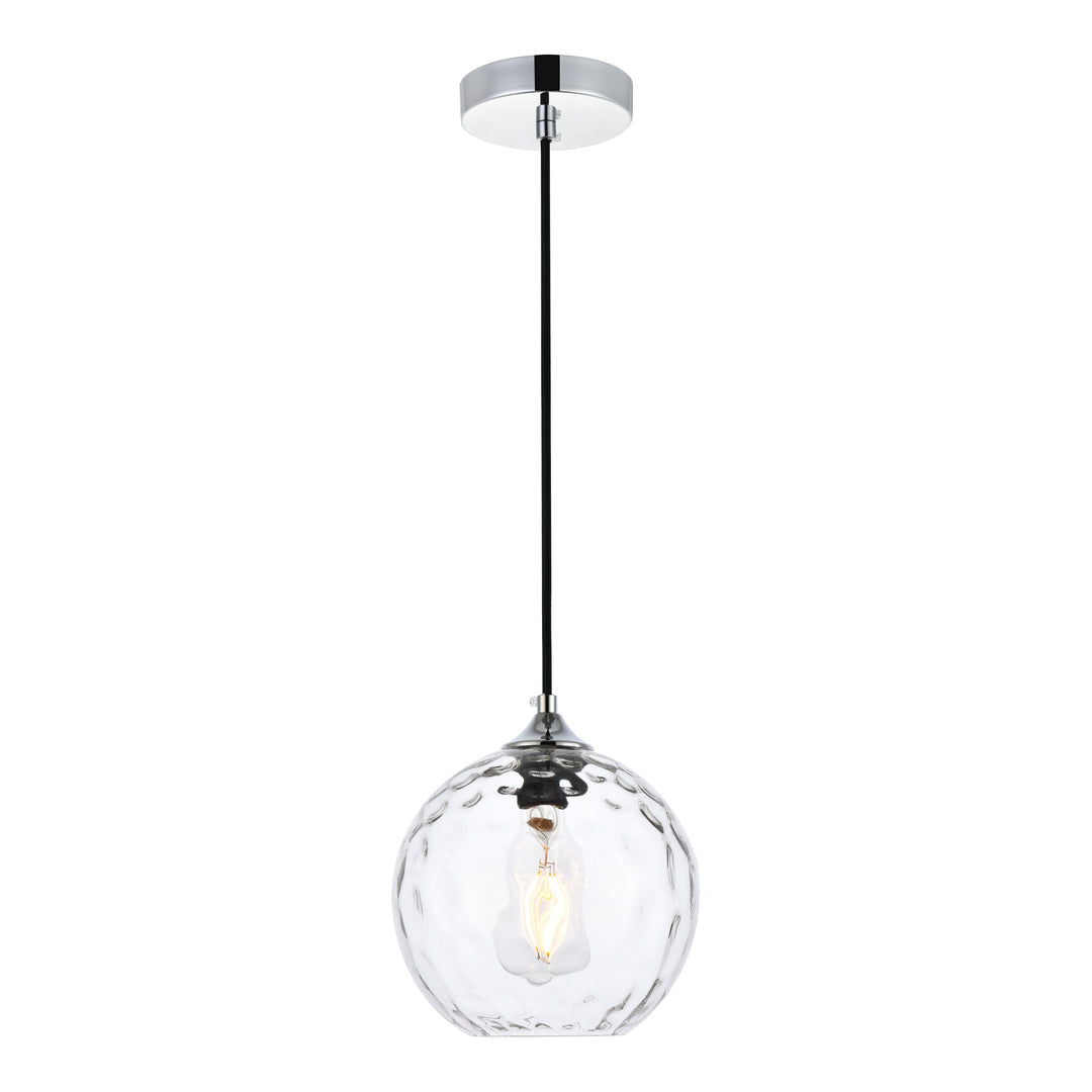 Cashel Pendant in Chrome by Living District