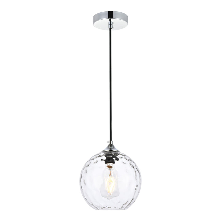 Cashel Pendant in Chrome by Living District