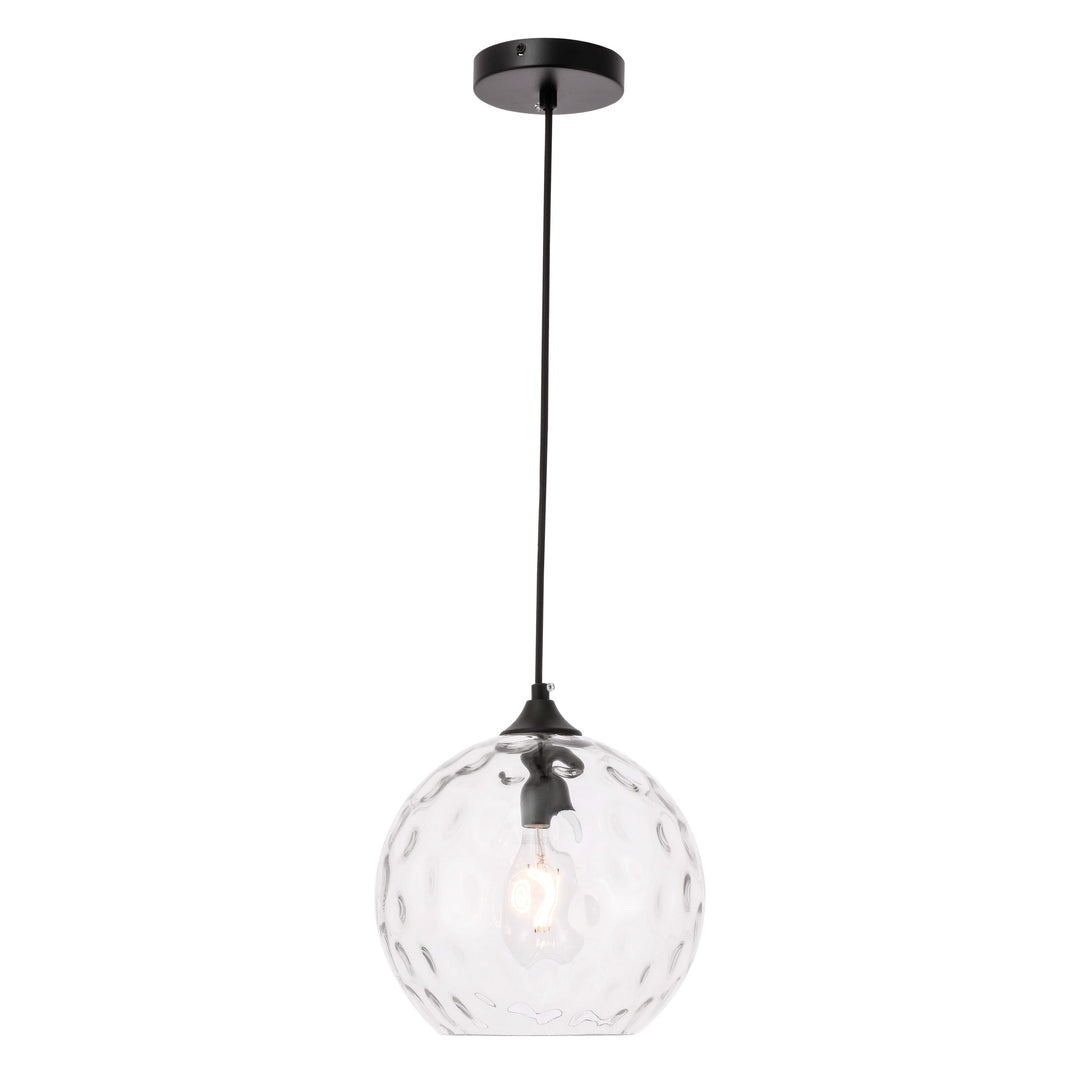 Cashel Pendant in Black by Living District