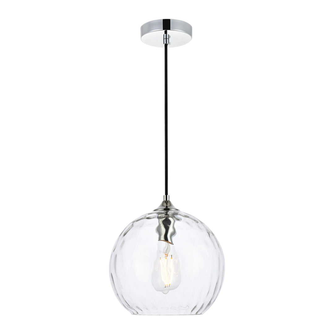 Cashel Pendant in Chrome by Living District