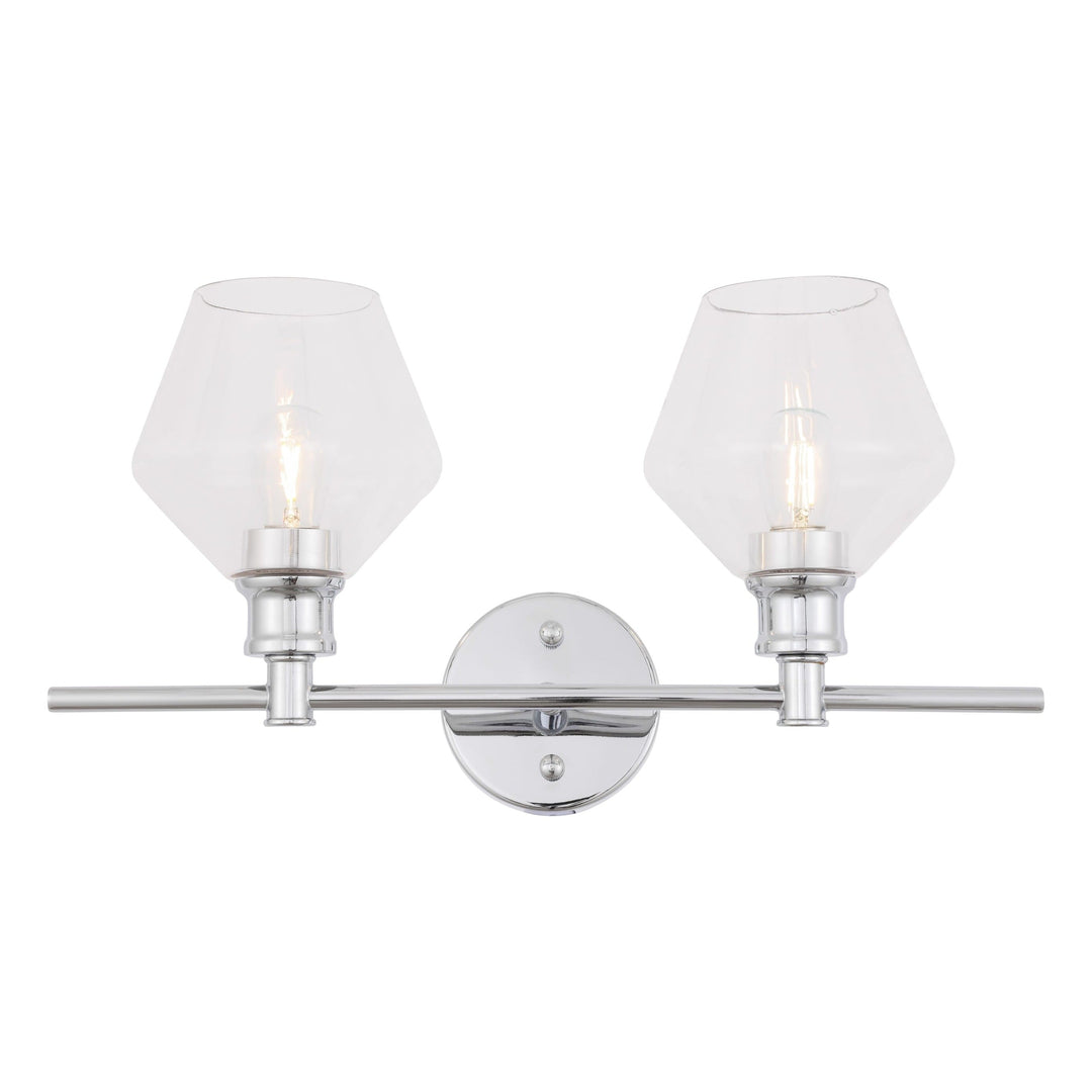 Gene Vanity Light in Chrome by Living District