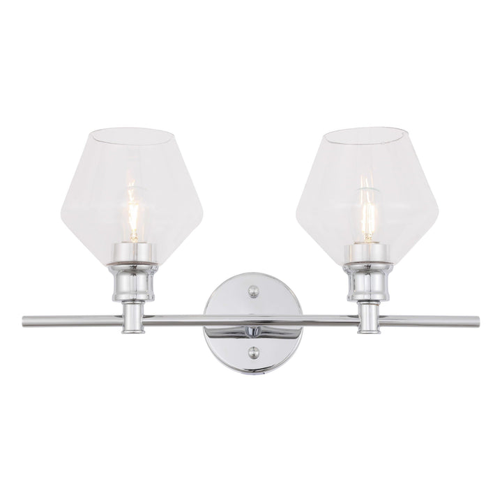 Gene Vanity Light in Chrome by Living District