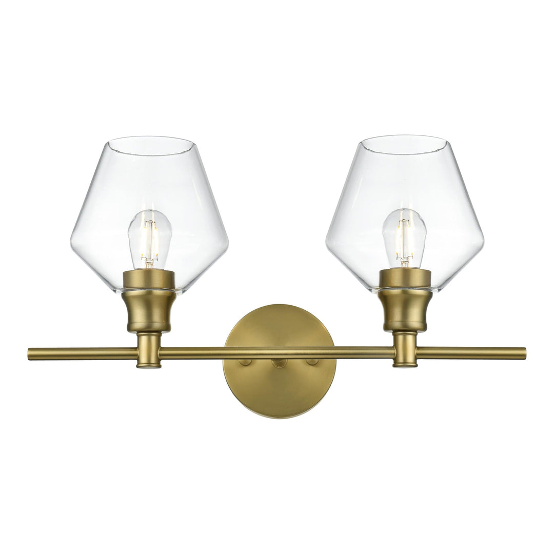 Gene Vanity Light in Satin Gold by Living District