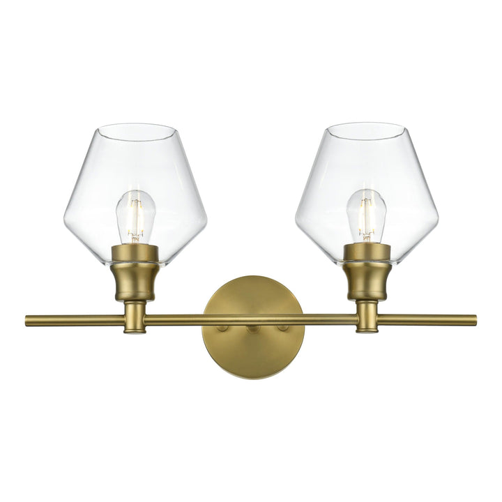 Gene Vanity Light in Satin Gold by Living District