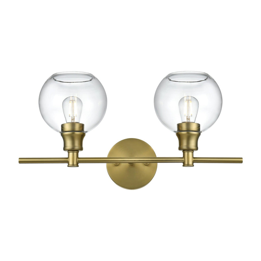 Collier Vanity Light in Satin Gold by Living District