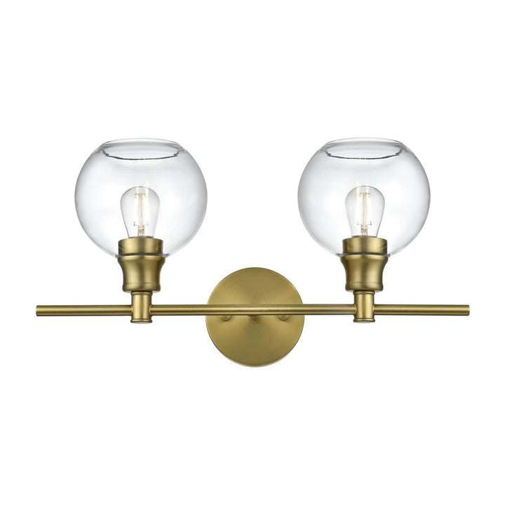 Collier Vanity Light in Satin Gold by Living District