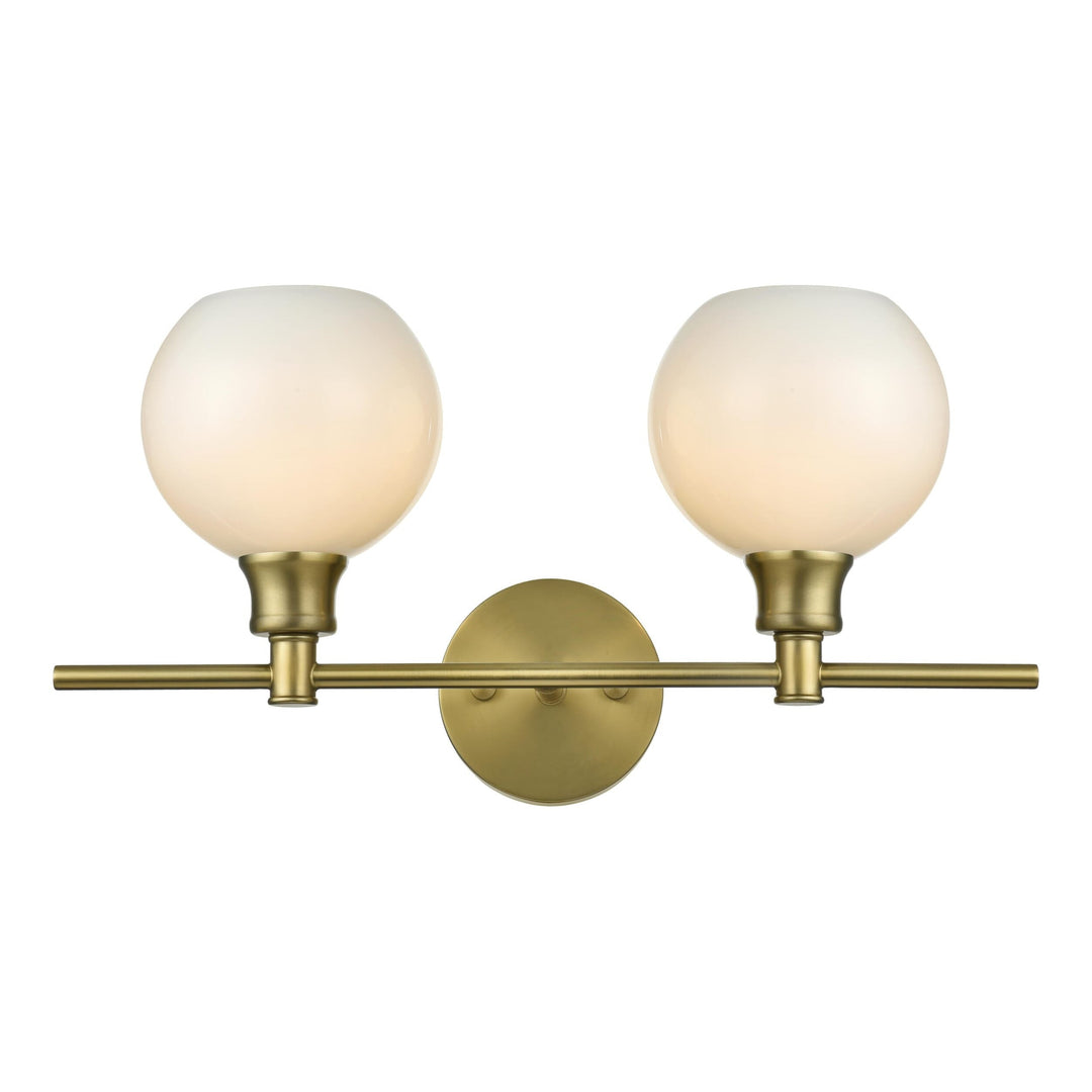 Collier Vanity Light in Satin Gold by Living District