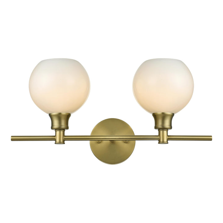 Collier Vanity Light in Satin Gold by Living District