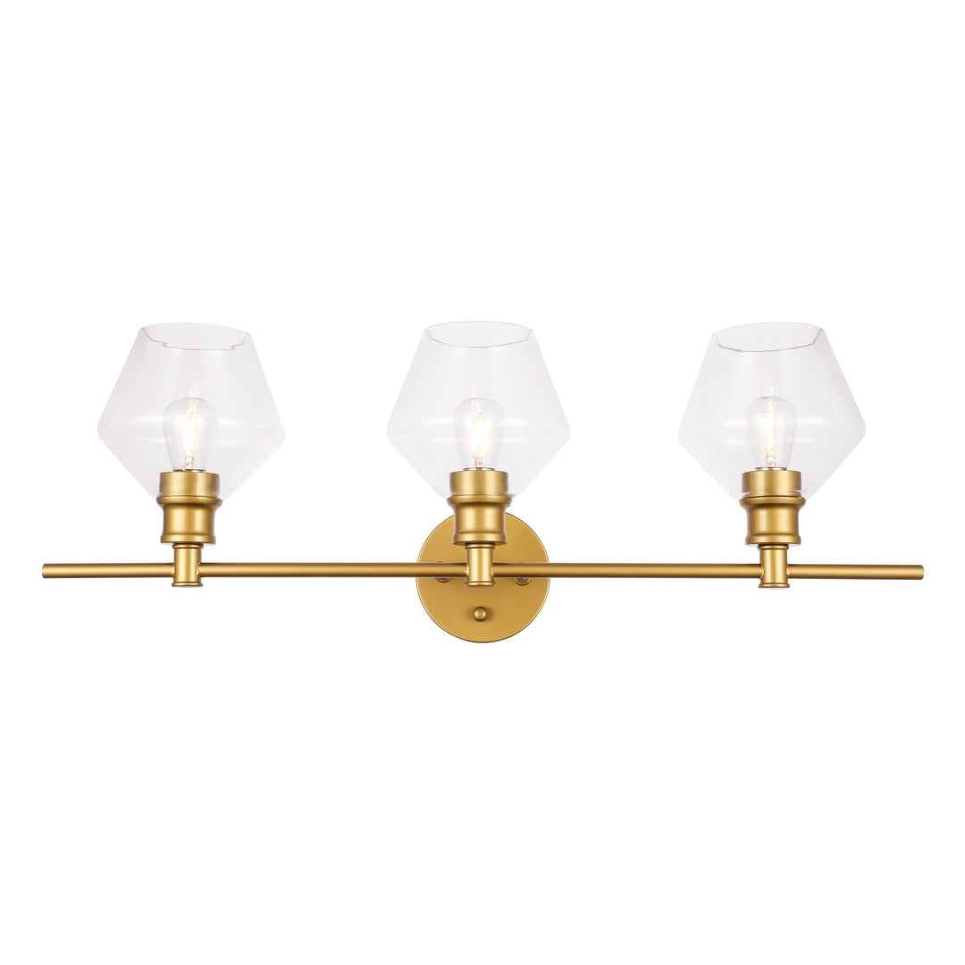 Gene Vanity Light in Brass by Living District