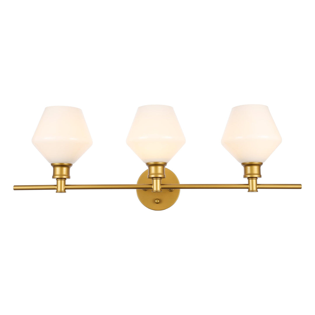 Gene Vanity Light in Brass by Living District