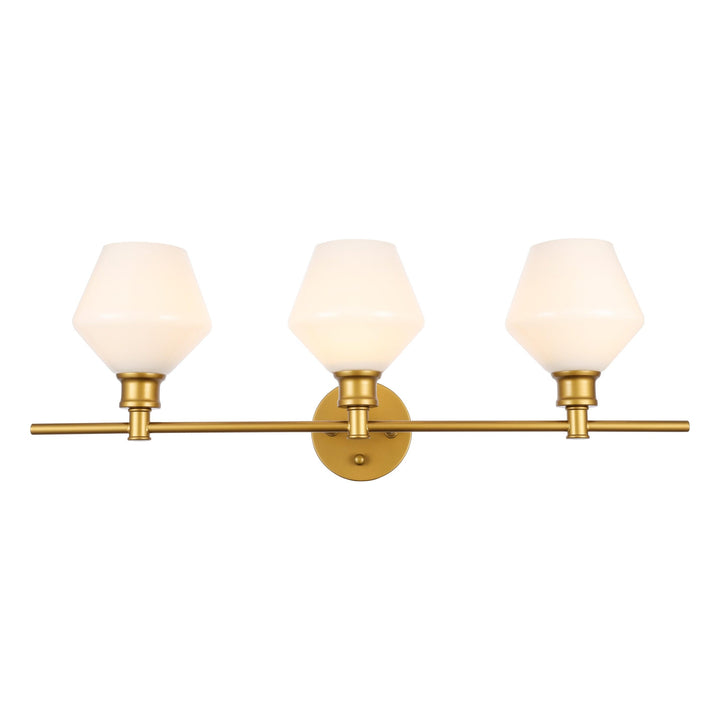 Gene Vanity Light in Brass by Living District