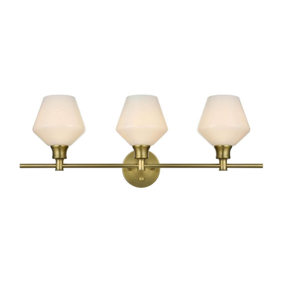 Gene Vanity Light in Satin Gold by Living District